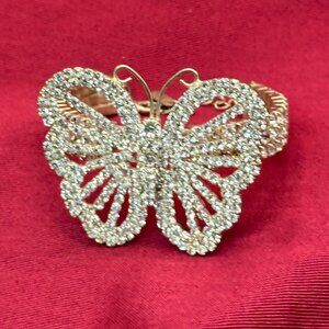VTG Christina Collection Crystal Butterfly Bracelet